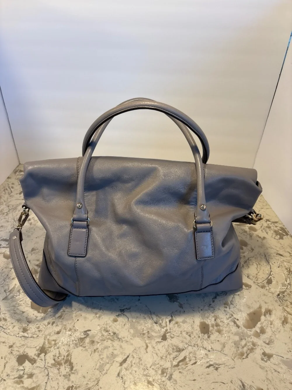 Kate Spade Fremont Place Travel Carmen Handbag In Hare Grey